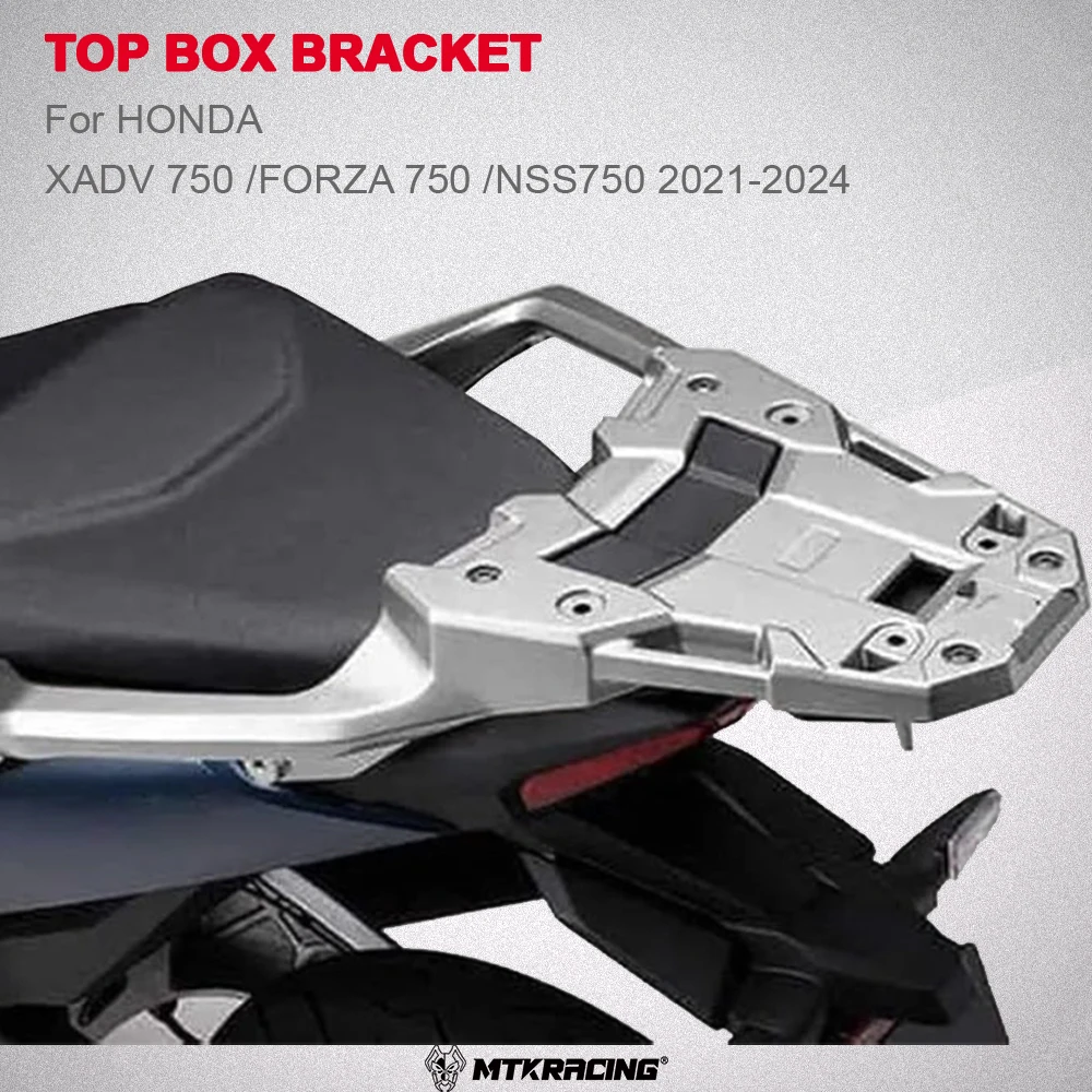 

MKLIGHTECH Top Box Bracket For HONDA XADV750 FORZA750 NSS750 2021-2024 Rear Luggage Holder Motorcycle Rack Cargo Shelf