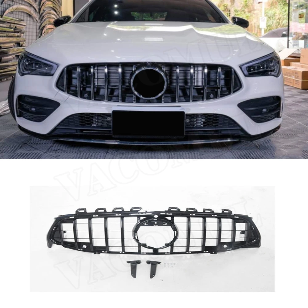 

VACOMUL Front Bumper Car Grill Bar Upper Cove For Mercedes Benz W118 C118 CLA180 CLA200 CLA250 CLA45 AMG 2020 2021 ABS