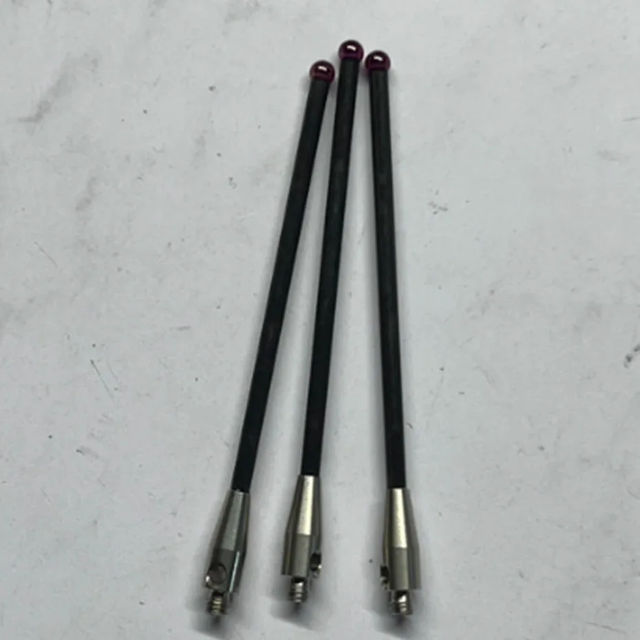 Three coordinate carbon fiber rod ruby ball measuring needle M2M3 thread