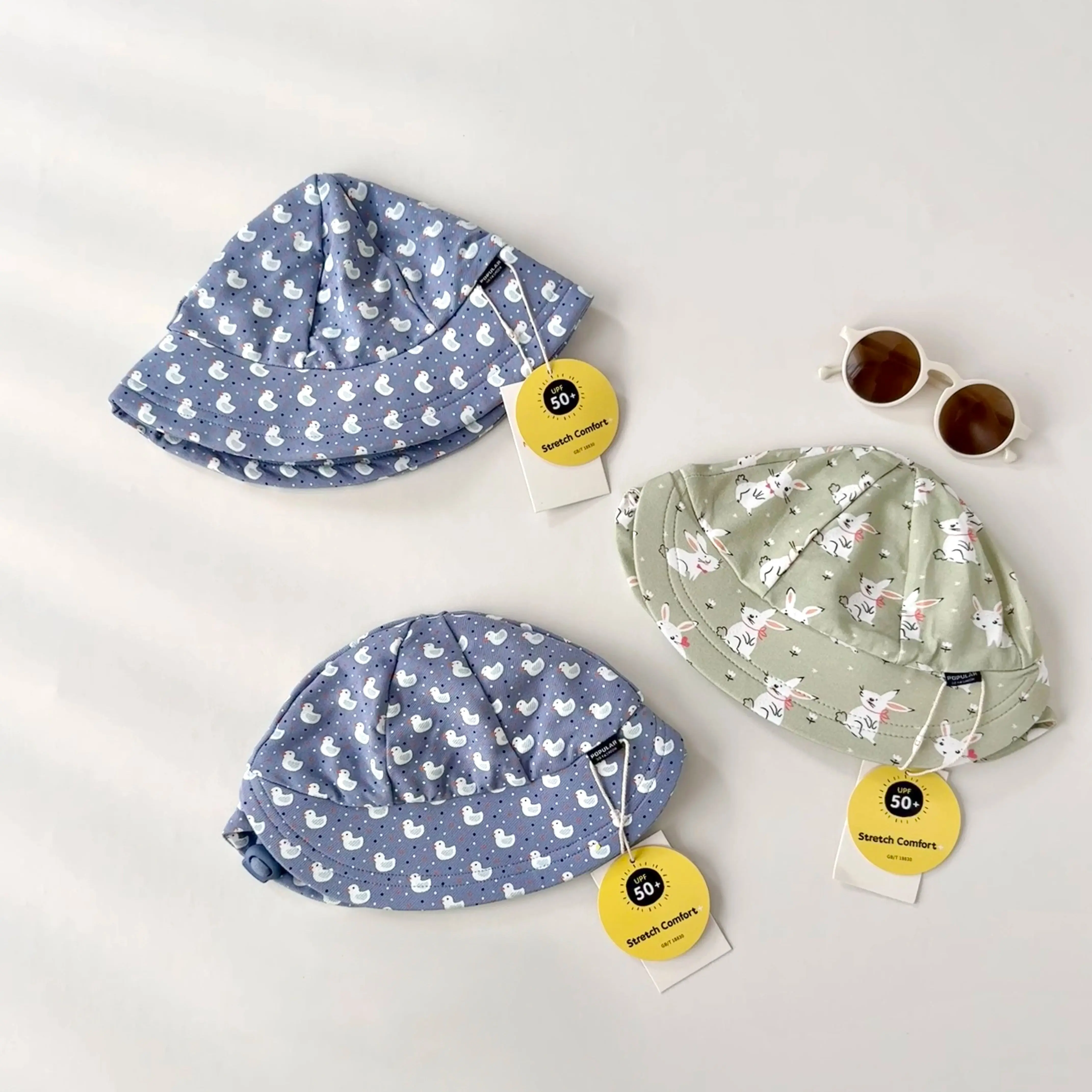

Children's Hats for Boys and Girls, Summer Sun Protection Hats, Baby Outdoor Sun Hats, Anti-Uv Baby and Toddler Neck Protection Hats