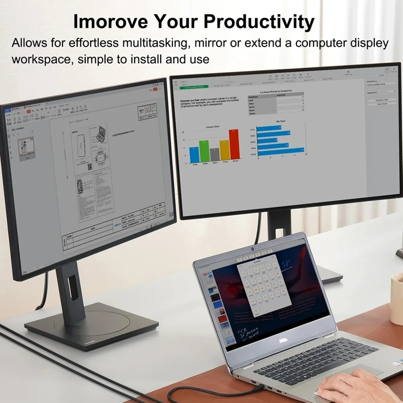 محول USB 3.0 أو USB C إلى - متوافق مع شاشات مزدوجة، محول رسومات فيديو عالمي لـ وABVP #6