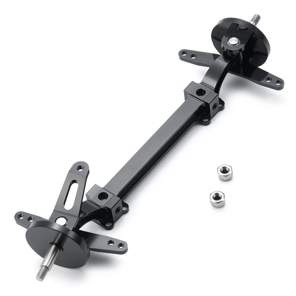 【STOCK】Metal Front Axle Steering Assembly Link Pole Linkage Rod No Power for 1/14 RC Truck Tractor Car Upgrades Parts,1