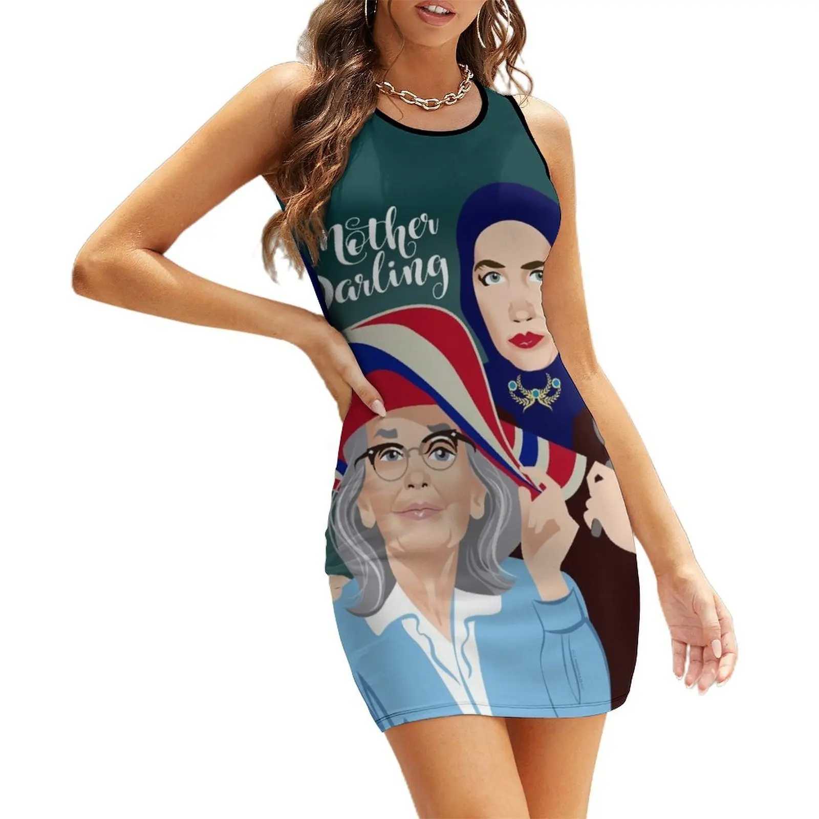 

Mother Darling Sleeveless Sundress Bridesmaid dress woman evening dress woman women evening dress Summer dresses for women