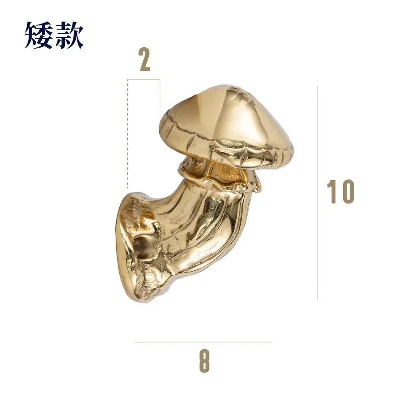 Limited Offer Creative Wall Tall And Short Mushroom Hook Design Wardrobe Hook