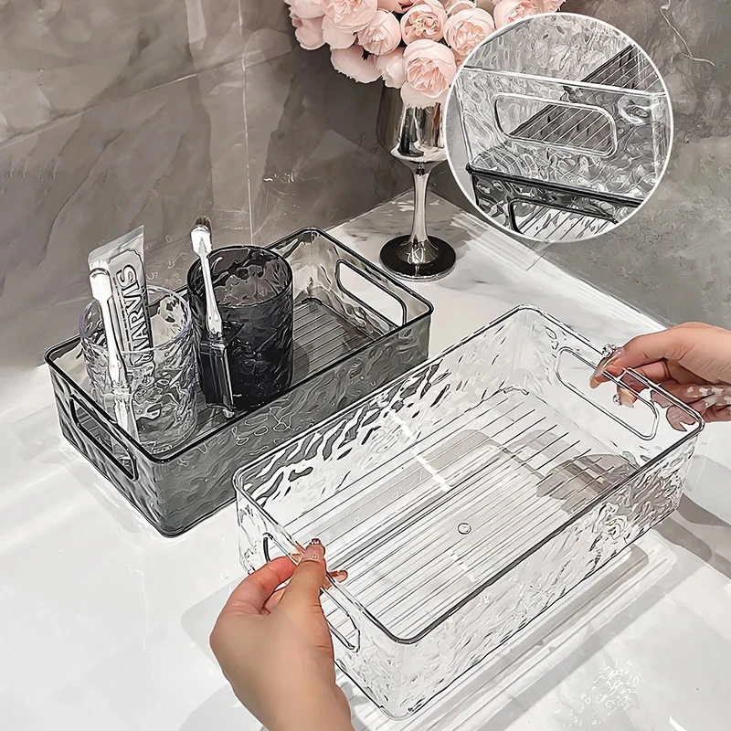 Clear Cosmetic Storage Box Bathroom Make Up Organizer Luxury Makeup Cosmet Box Beauty Storage Skincear Organizer