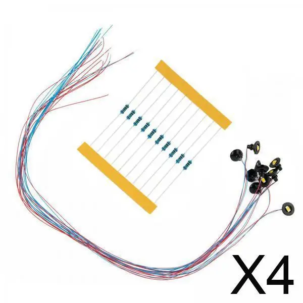 

HO Scale Street Light Miniature Lamp Post LED Ceiling Lights for Train Diorama DIY Railway Landscape