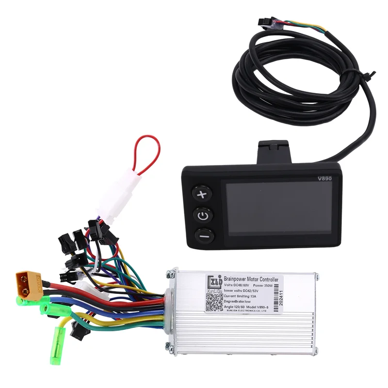 

ABJM-Electric Bicycle Controller Brushless Controller V890 LCD Display 350W Electric Bicycle Parts