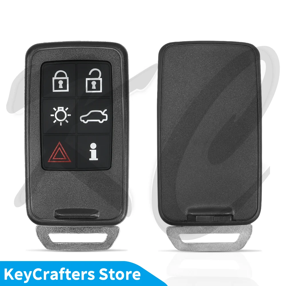 KC Smart Card Key For Volvo S60 S80 XC60 XC70 V40 V60 V70 2007-2016 Keyless Go KR55WK49266 ID46 CHIP 433/868/902 MHz