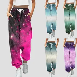 Loose Joggers Wide Leg Sweatpants Women Drawstring Sports Trousers Plus Size Soft High Waist Pants Streetwear Casual Yoga Pants