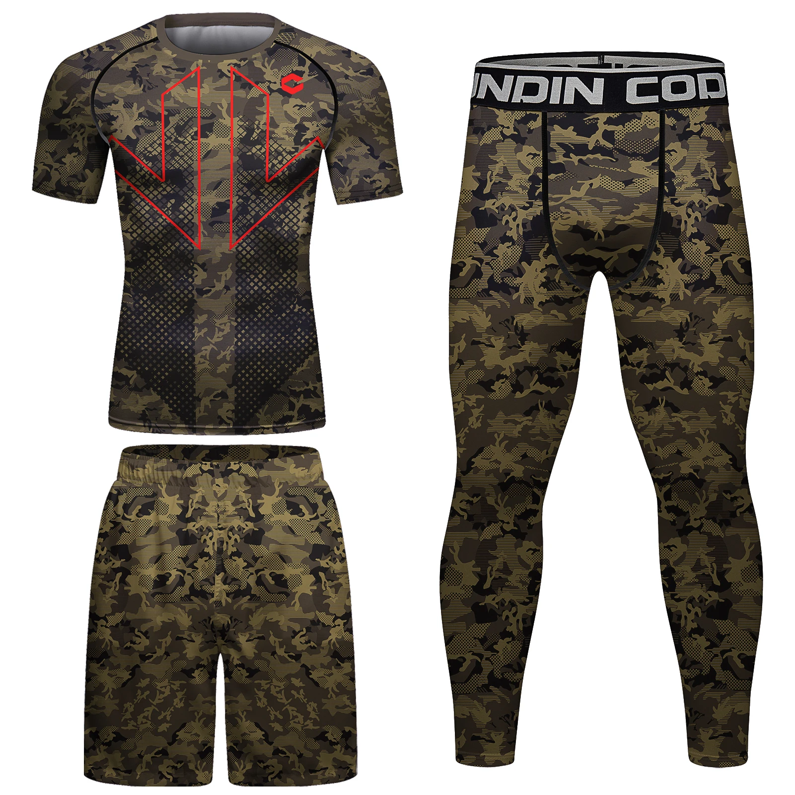 Chie Lundin Bjj-Conjunto de protección de erupción impreso personalizado, ropa deportiva de compresión, impresión 3d, diseño de su propio fabricante