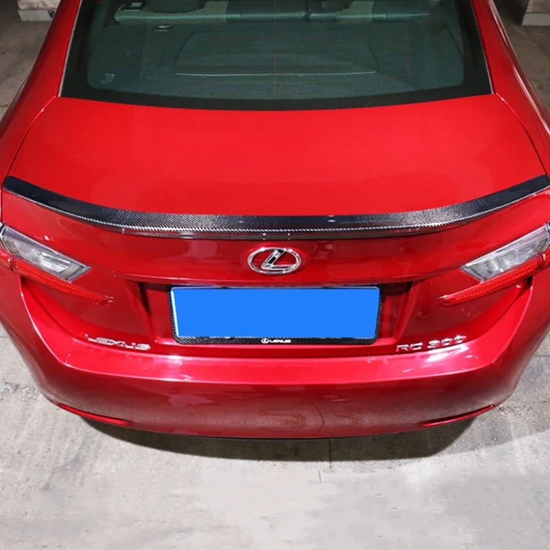 For lexus rc300 200t RC350 2015 2016  2017 RC200 Carbon Fiber Rear Trunk Wing Spoiler Carbon Fiber