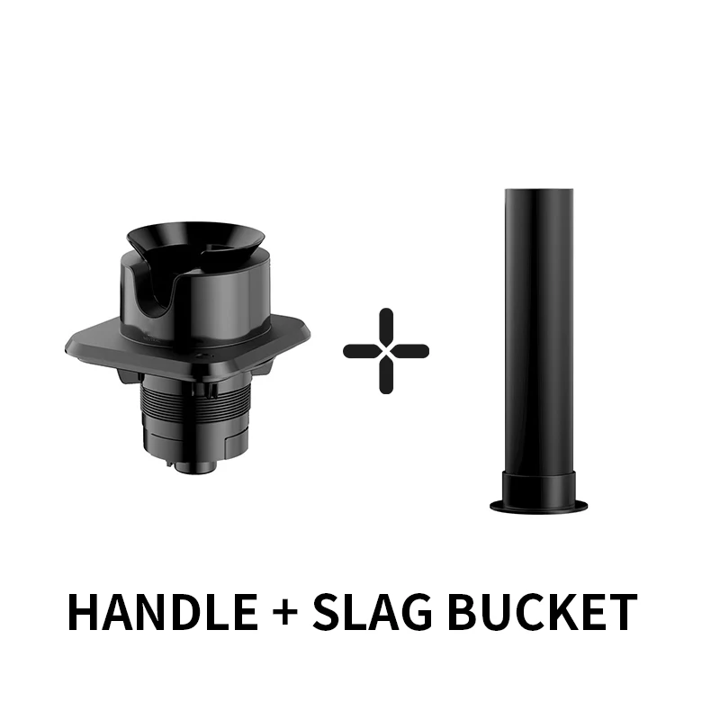 Pulitore per maniglie per macchina da caffè, ciotola per polvere completamente automatica, pulizia dei fondi di caffè, pulitore automatico per portafiltro per caffè da 58 mm