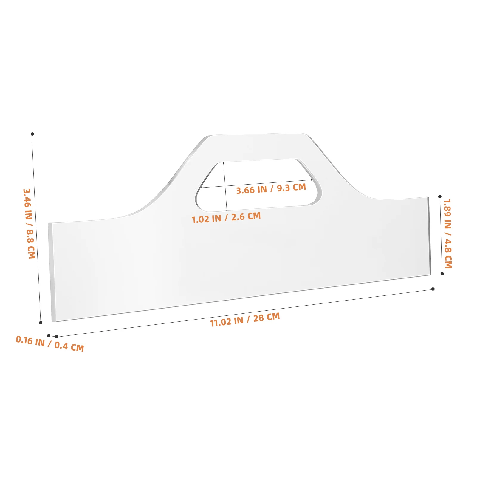 

Clear Acrylic Board Handle Stencil Template For Kitchen Charcuterie Acrylic Charcuterie Board Handle Template Woodworking