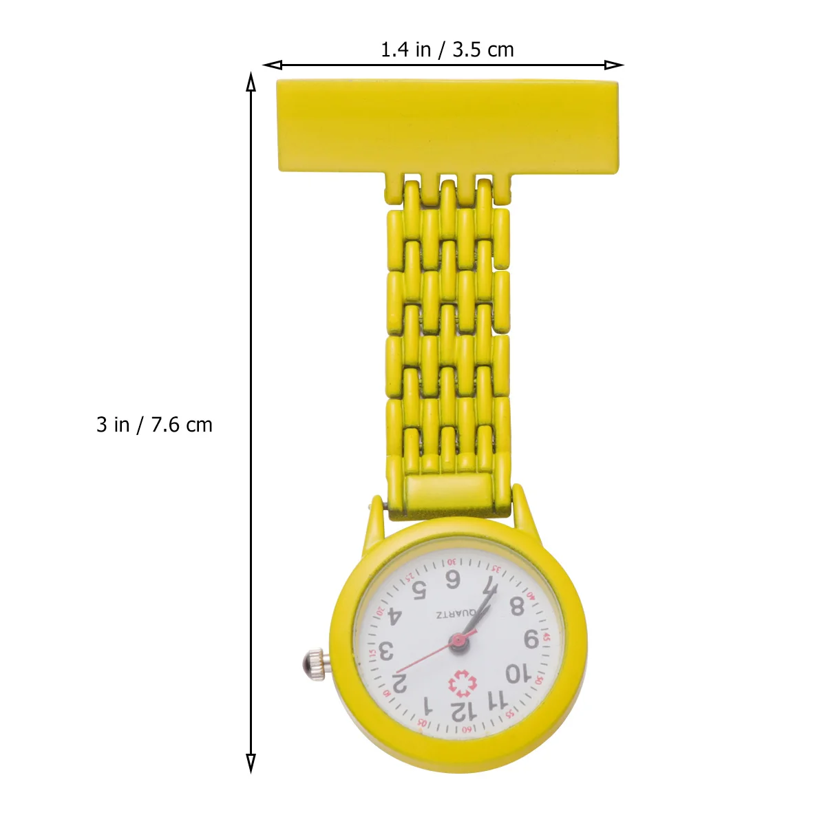 الطبية الأصفر طبيب المحمولة ممرضة عمال معلقة ساعة الجيب ممرضة ساعة محمولة #4