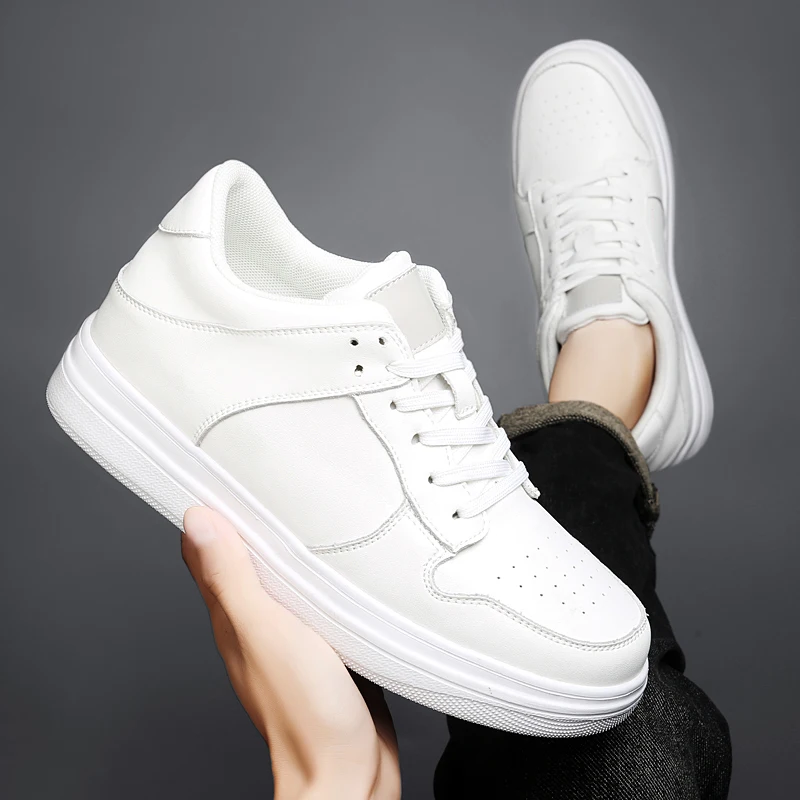 رفع غير مرئي 6.5 سنتيمتر أحذية مصعد للجنسين الأزواج أحذية رياضية كاجوال خفيفة الوزن تنفس الراحة الارتفاع زيادة أحذية الرجال