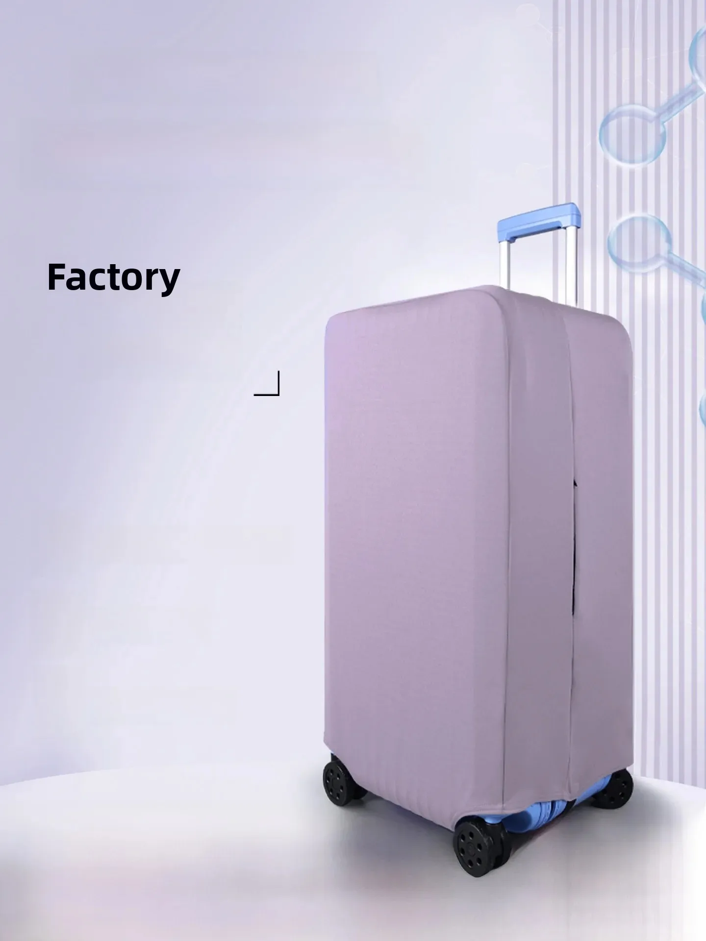 Thickened Wear-resistant Dustproof Luggage Cover Protective Cloth Case for 37% Divided Suitcase Baggage Dust Cover