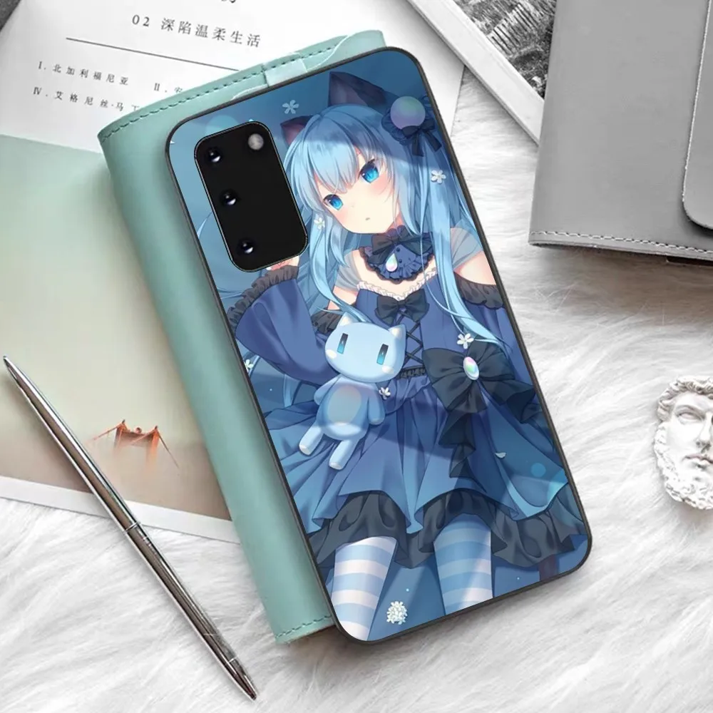 Manga Cute Girl Nekoha Shizuku Phone Case For Samsung S 20 21 22 23 plus Ultra for Redmi Note 8 9 10 11 for Huawei Y 5 6 9