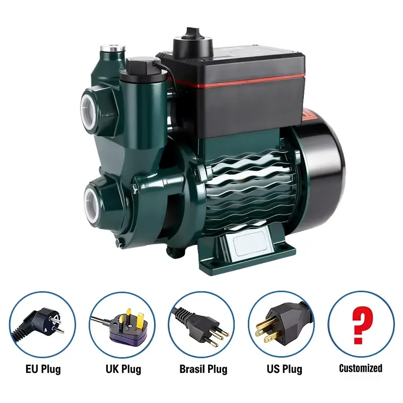 370W High Pressure Water Pump 55m Head Automatic Switch 0.5HP Electric Booster for Home Garden Irrigation System Clean Water