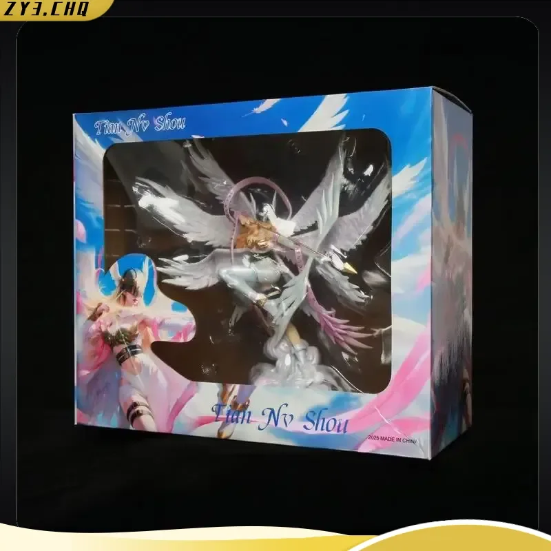

In Stock Digimon Adventure Figurine Angewomon Figure Anime Fairimon Gk Figures Collectible Statue Model Custom Toy Gk Figures