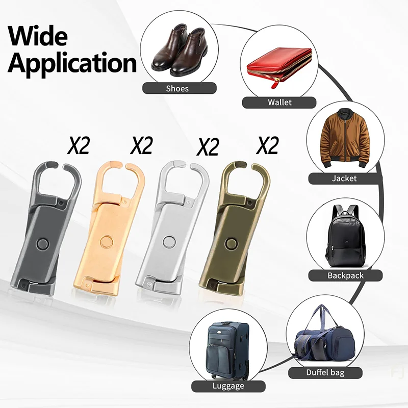 

High-Grade Replacement, 8-Piece Detachable Zipper Pull Tabs