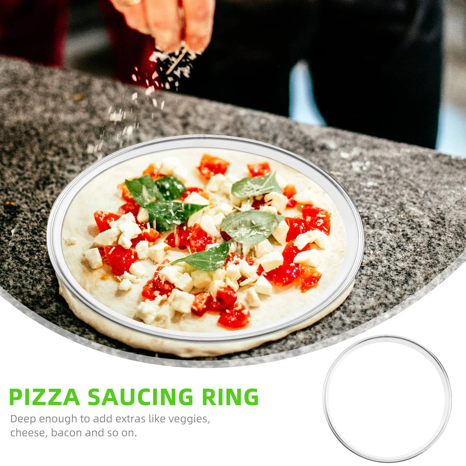 1 anello per condire la pizza, - Pizza Stone Baking recensione e prezzo