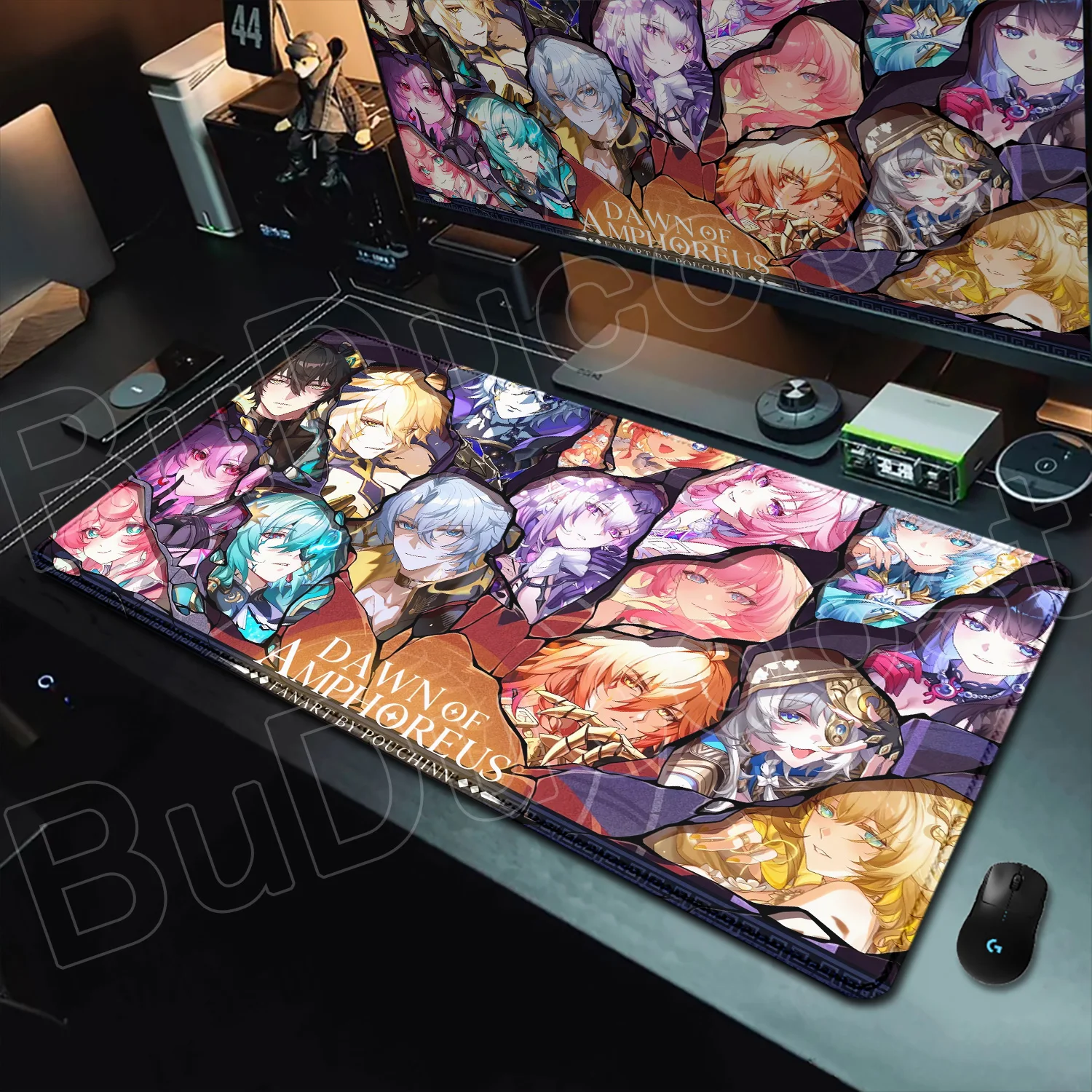 

New Amphoreus Mouse Pad Laptop Gaming Cyrene Phainon Castorice Desk Mat Anime Mousepad PC Honkai Star Rail Keyboard Pad Mice Mat