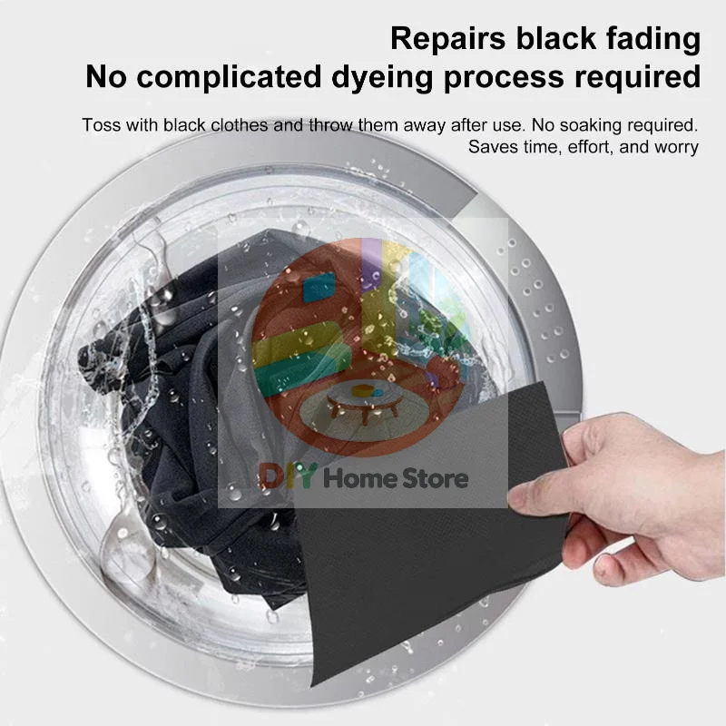 10Pcs Fabric Dye Restore Tablets Long Lasting Fade Proof for Old Jeans Coats Household Textile Garment Color Revival