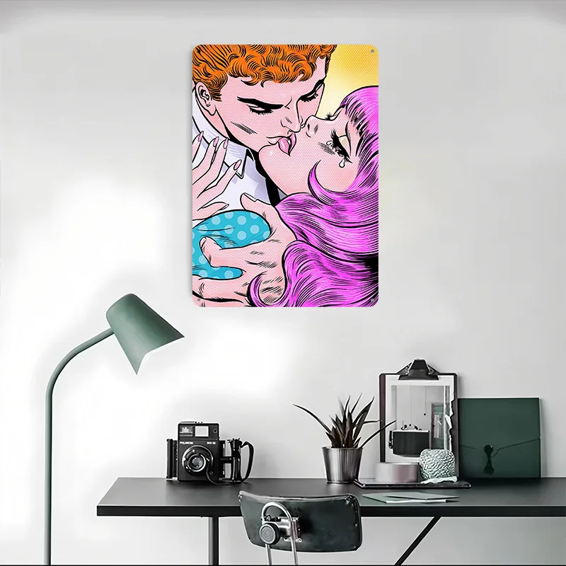 Оловянная вывеска «Не меня вниз», металлический плакат, эстетический декор комнаты, персонализируемые металлические вывески для настенного художественного украшения, украшения для дома