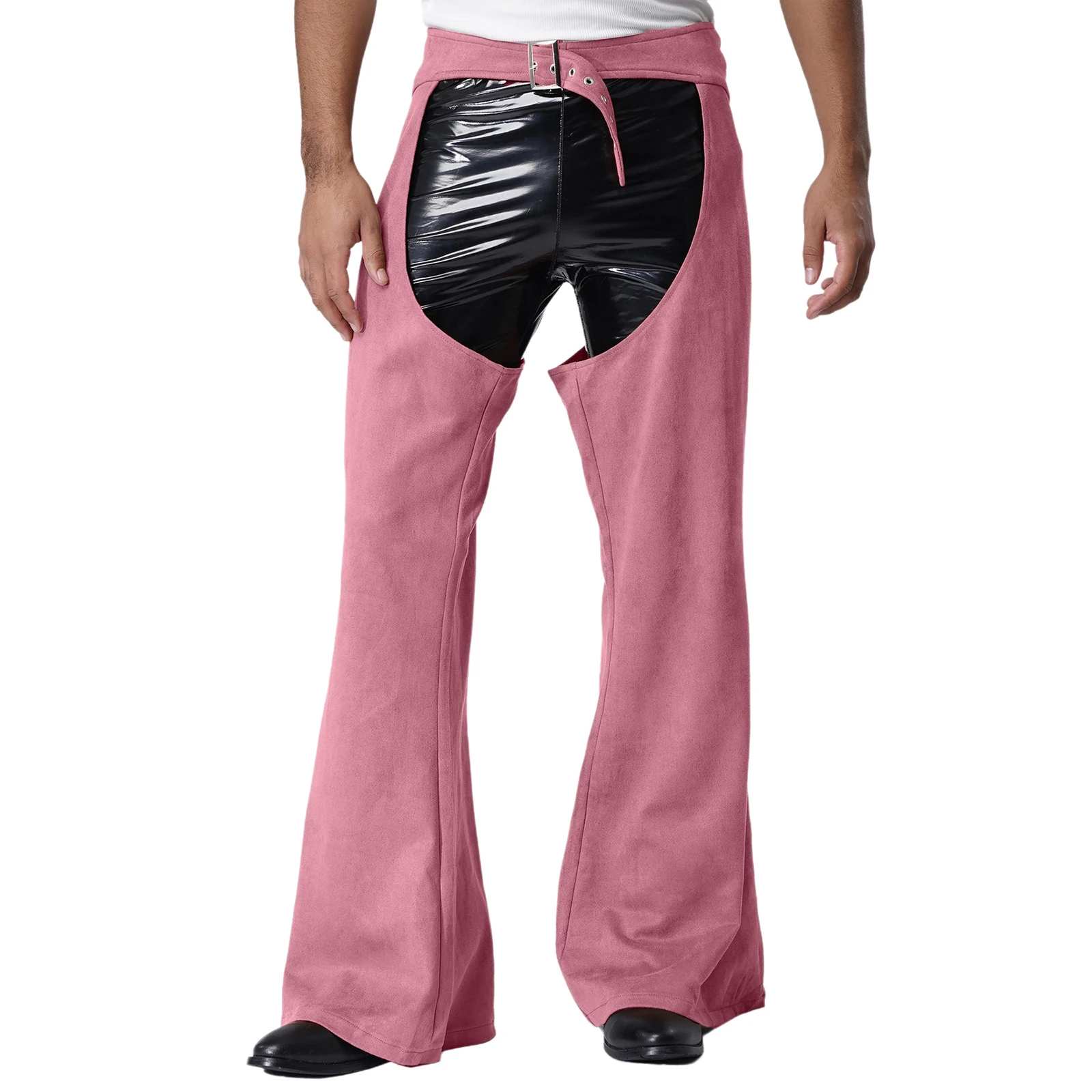 

Мужская мода, стильные расклешенные брюки с открытой попкой, порно брюки для особых случаев, нижнее белье, соблазнительные брюки для пар