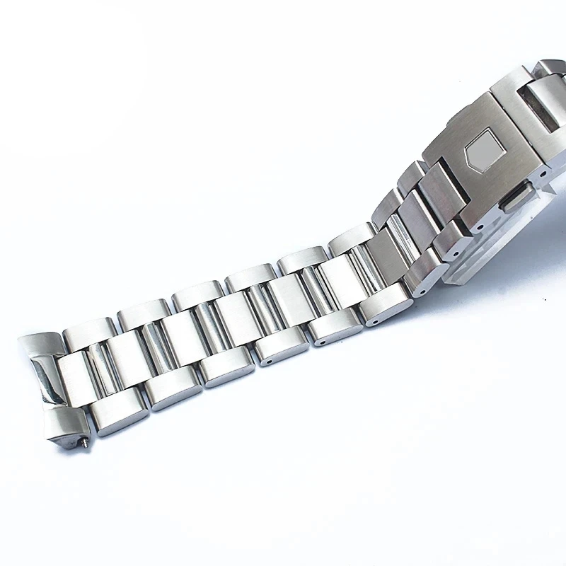 Solid Stainless Steel Watch straps For Tag Heuer Carrera CBN2A1D Competitive Potential WAY201S Series 22MM Men Watch chain