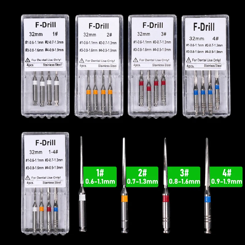 4PCS Oral and dental cleaning needles, stainless steel teeth cleaning needles, various models of teeth dirt cleaning tools