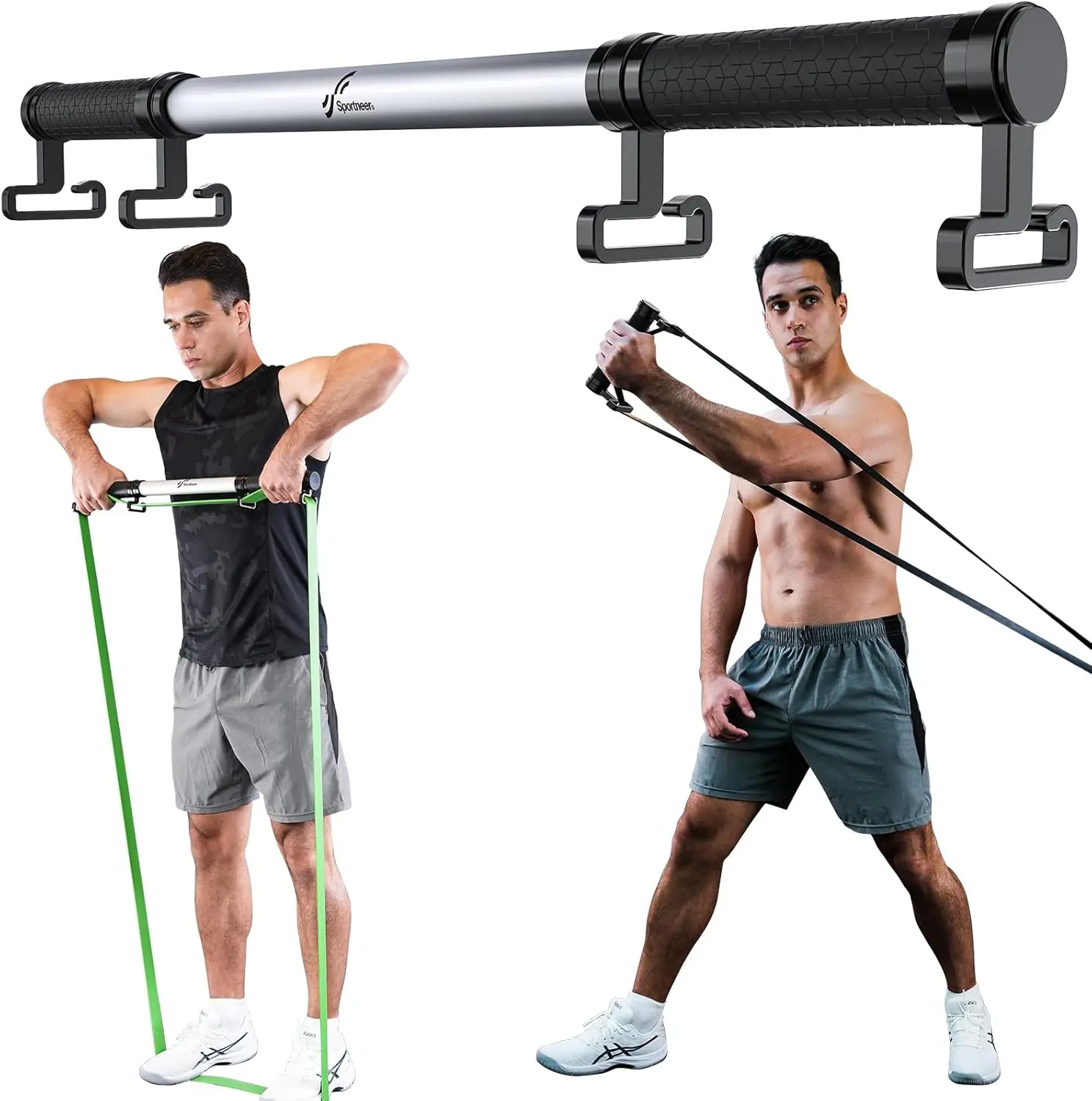 

Съемная резиновая лента-эспандер с двумя режимами для тренировки всего тела дома или в спортзале