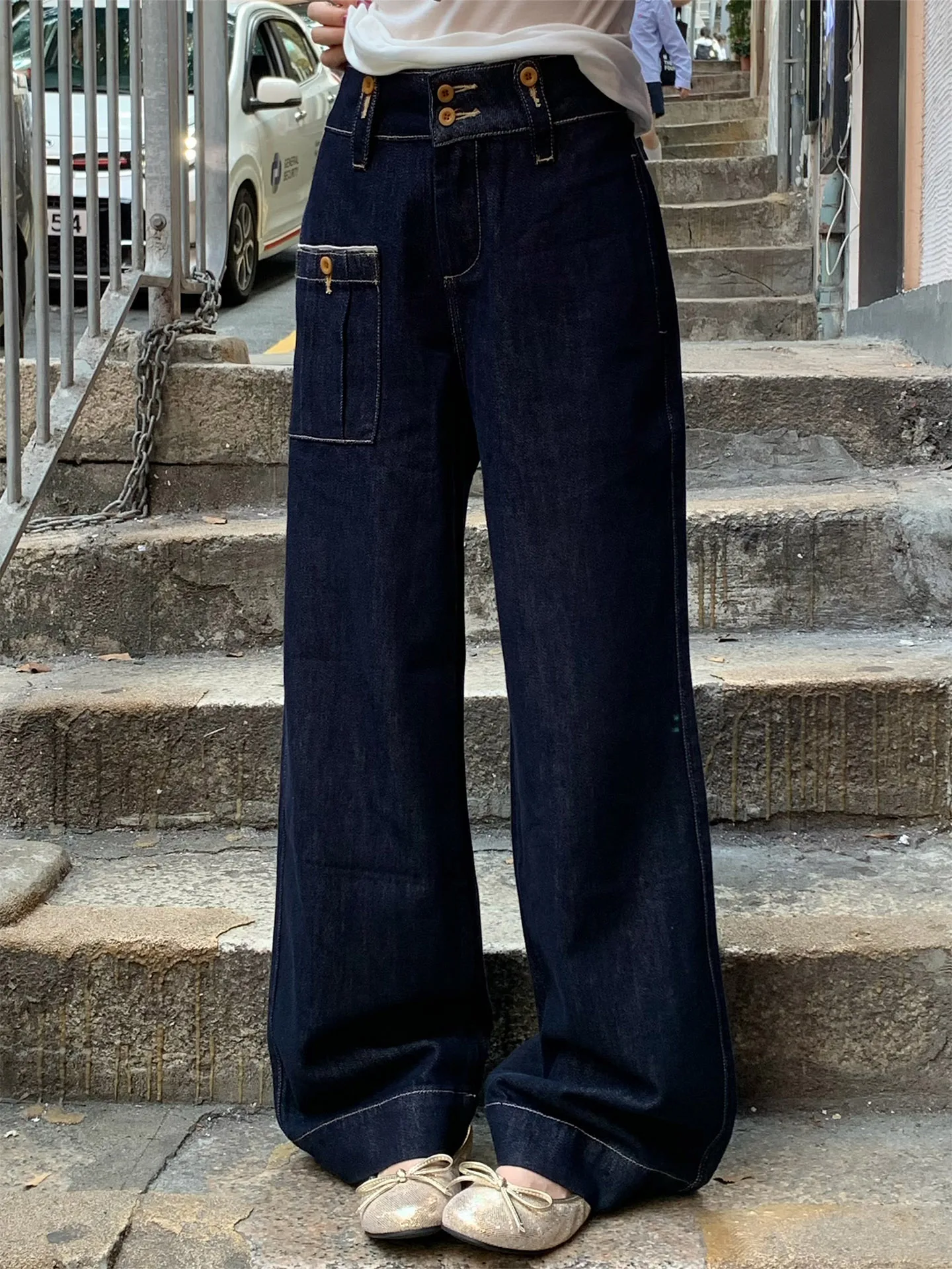 

Джинсы Deep Blue с высокой талией и прямыми штанинами, женские, в ретро-стиле, весенние, свободного кроя, утягивающие, винтажные, цвета оранжевого дерева