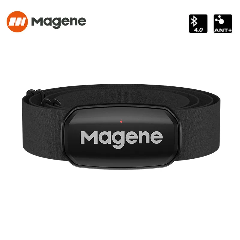 Magene H303 Czujnik tętna Bluetooth ANT Upgrade Monitor HR z paskiem na klatkę piersiową Podwójny tryb Komputerowy rower Sportowy pas opaski