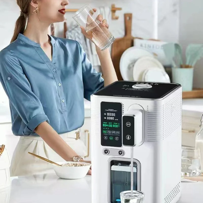 Hydrogenated Water Machine hydrogen inhalation therapy 1500ml/min Water Dispenser 4000-6000ppb Hydrogen Alkaline Water Machine