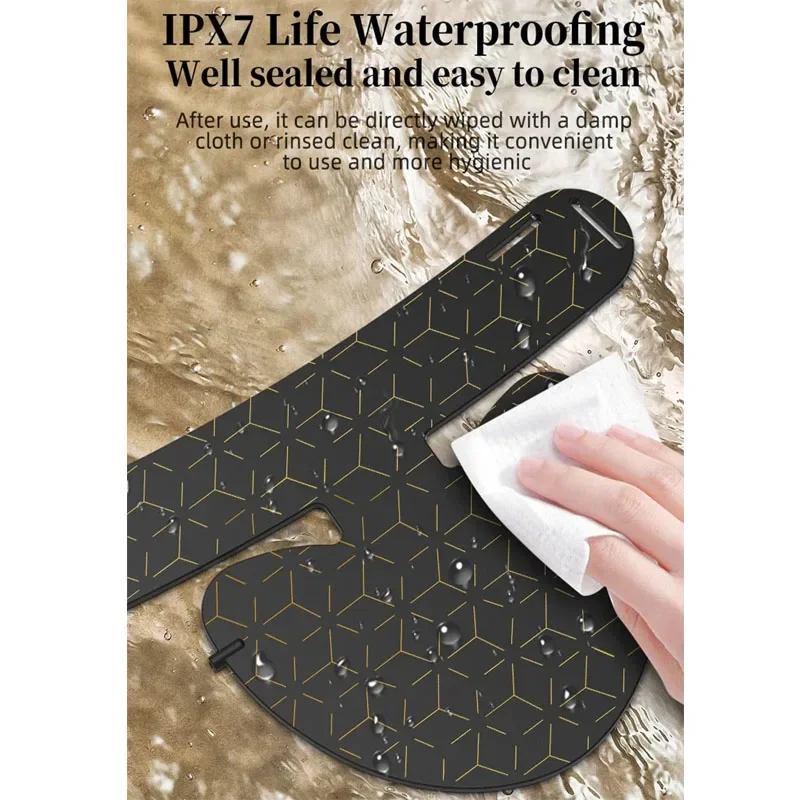 4 in 1 ネック LED 光療法赤外線柔軟なソフトマスクシリコーン 4 色 Led 療法アンチエイジング高度なフォトンマスク新