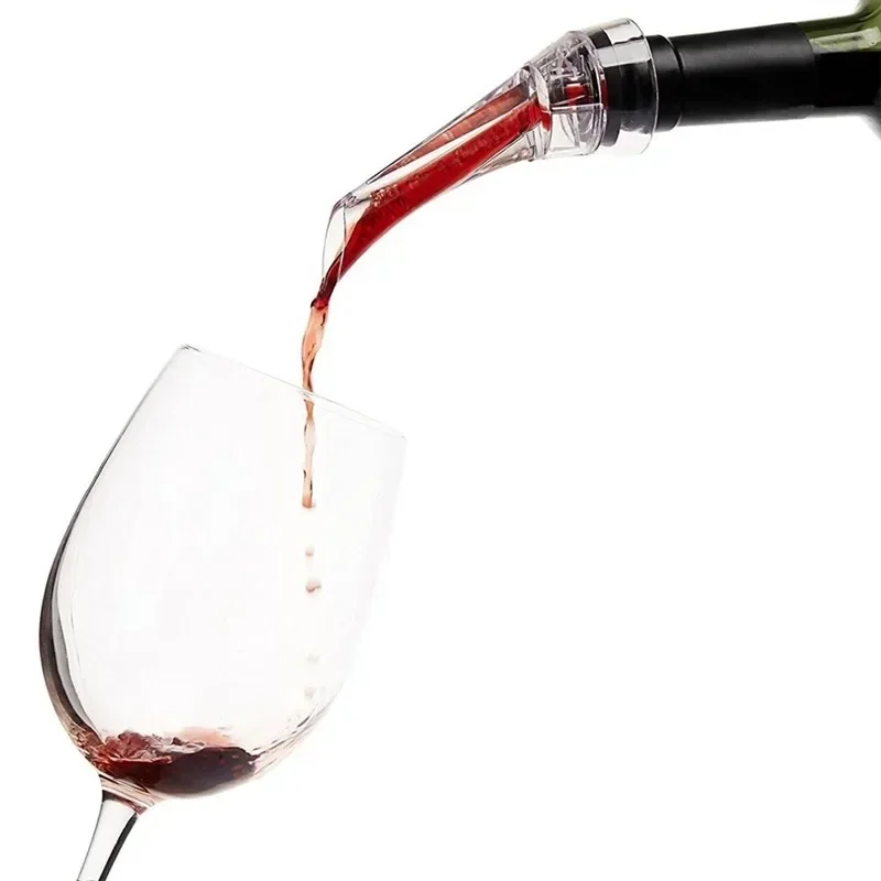 Magic Wine Decanter Red Aerating Pourer Spout Aerator Quick Pouring Tool Pump Portable Filter