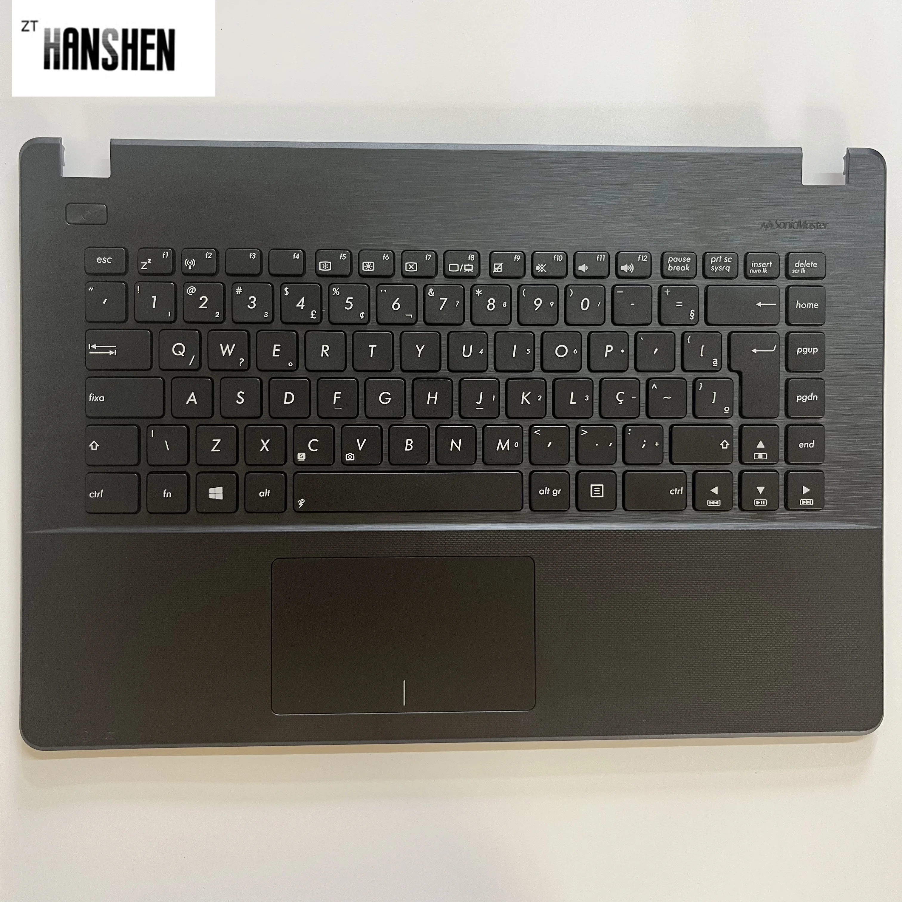 لوحة مفاتيح Hanshen الروسية مع غلاف c للكمبيوتر المحمول ، br la ، لـ asus x451 x451e x451m/ma x451c