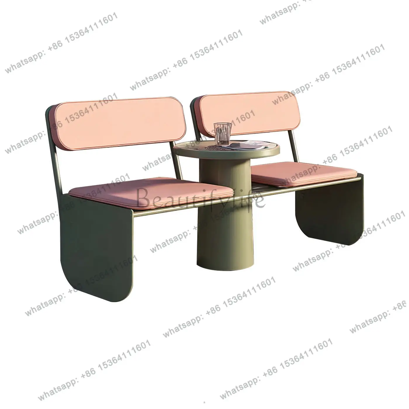 outdoor leisure chairs, coffee and milk tea shops, tables and chairs, commercial street rest stools