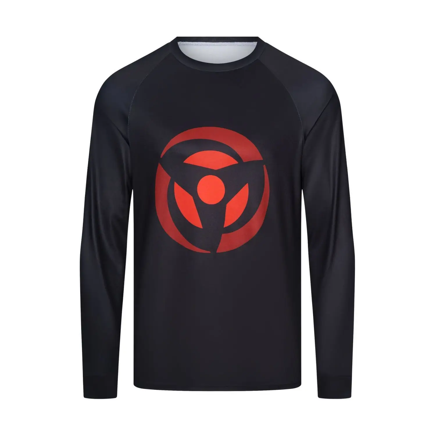 

Весенне-осенняя новая быстросохнущая спортивная одежда с длинными рукавами и рисунком, мужские и женские спортивные футболки, повседневные дышащие топы