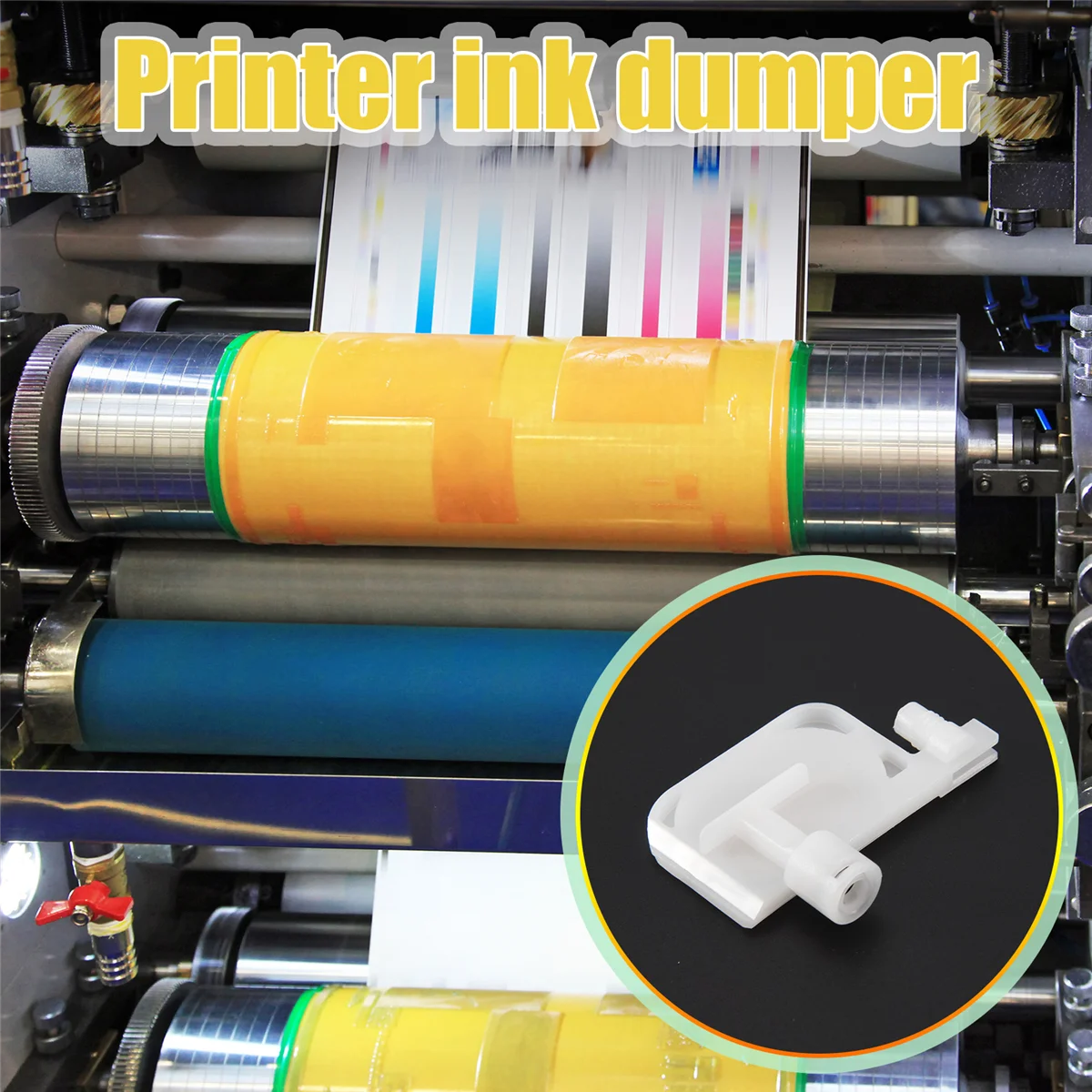 Ink Damper 10 Pcs Dumper Small Damper with Small Filter for Epson DX3/DX4/DX5 Print Head / for Epson R1800/ R1900 Ink Dumpers