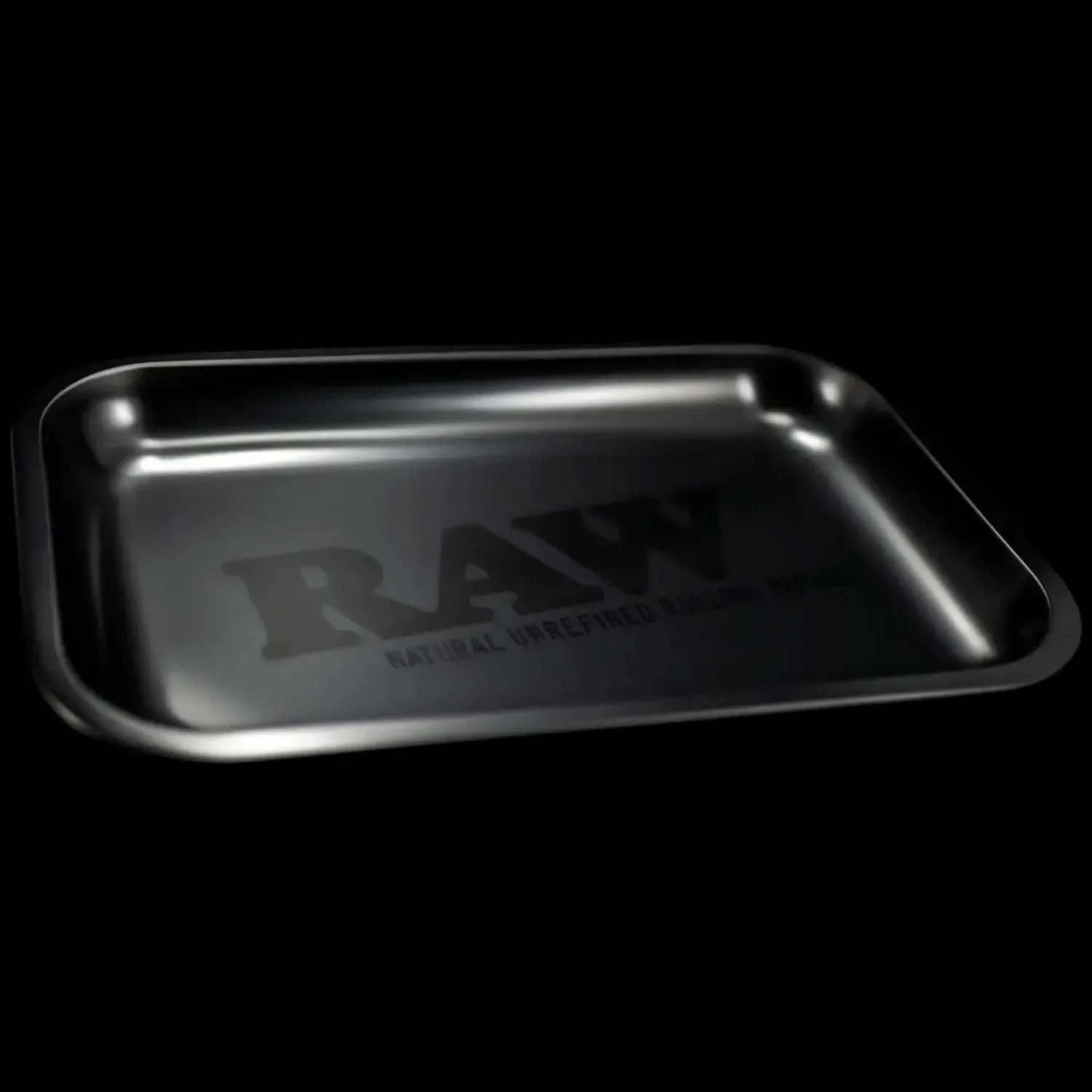 RAW Matte Black Murder\'d Cigarette Rolling Tray