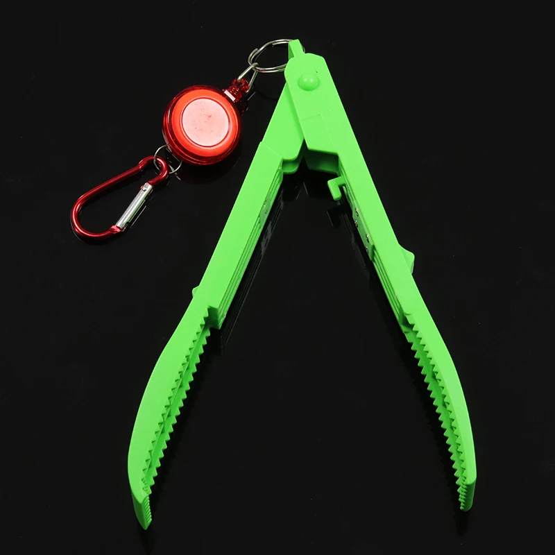 Fishing Grabber ABS Plastic Fish Gripper Controller with Anti-Lost Chain Multifunctional Fishing Clip Tackle Accessories Tool