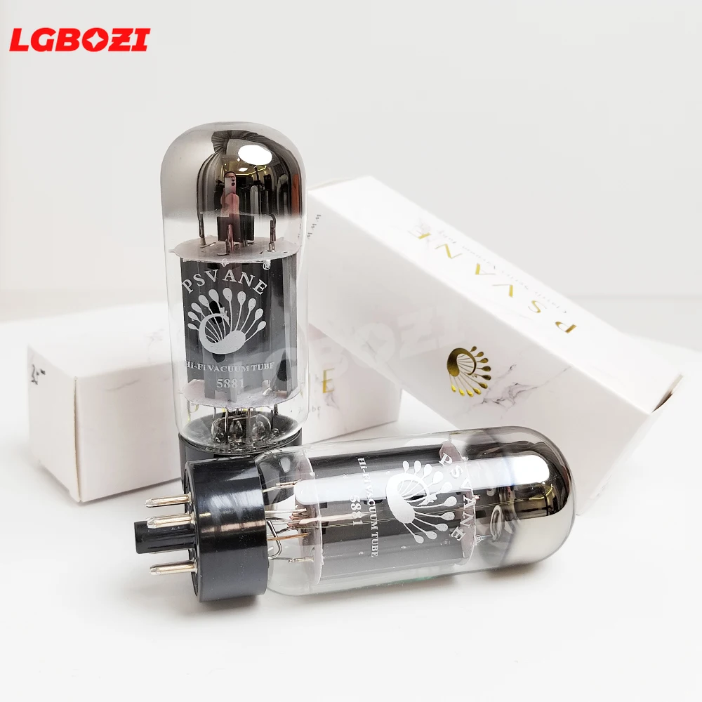 PSVANE 5881 Vacuum Tube | Hi-Fi Audio, Replaces 5881A/350C/6L6GC/6P3P, 4-Way Precision Matched