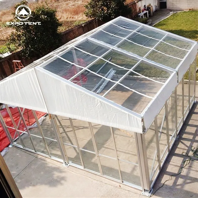 Luxury Transparent 10x60m Wedding and Party Tent for 200 People Clear Tent for Events