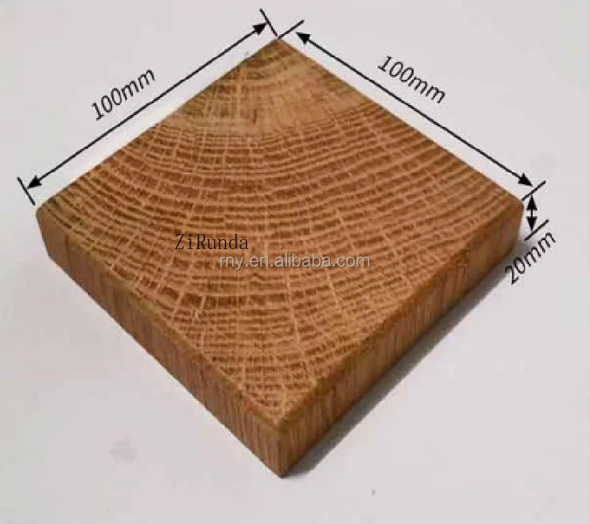 맞춤형 크로스컷 패턴 오크 타일, 오크 모자이크 패턴 목재 바닥