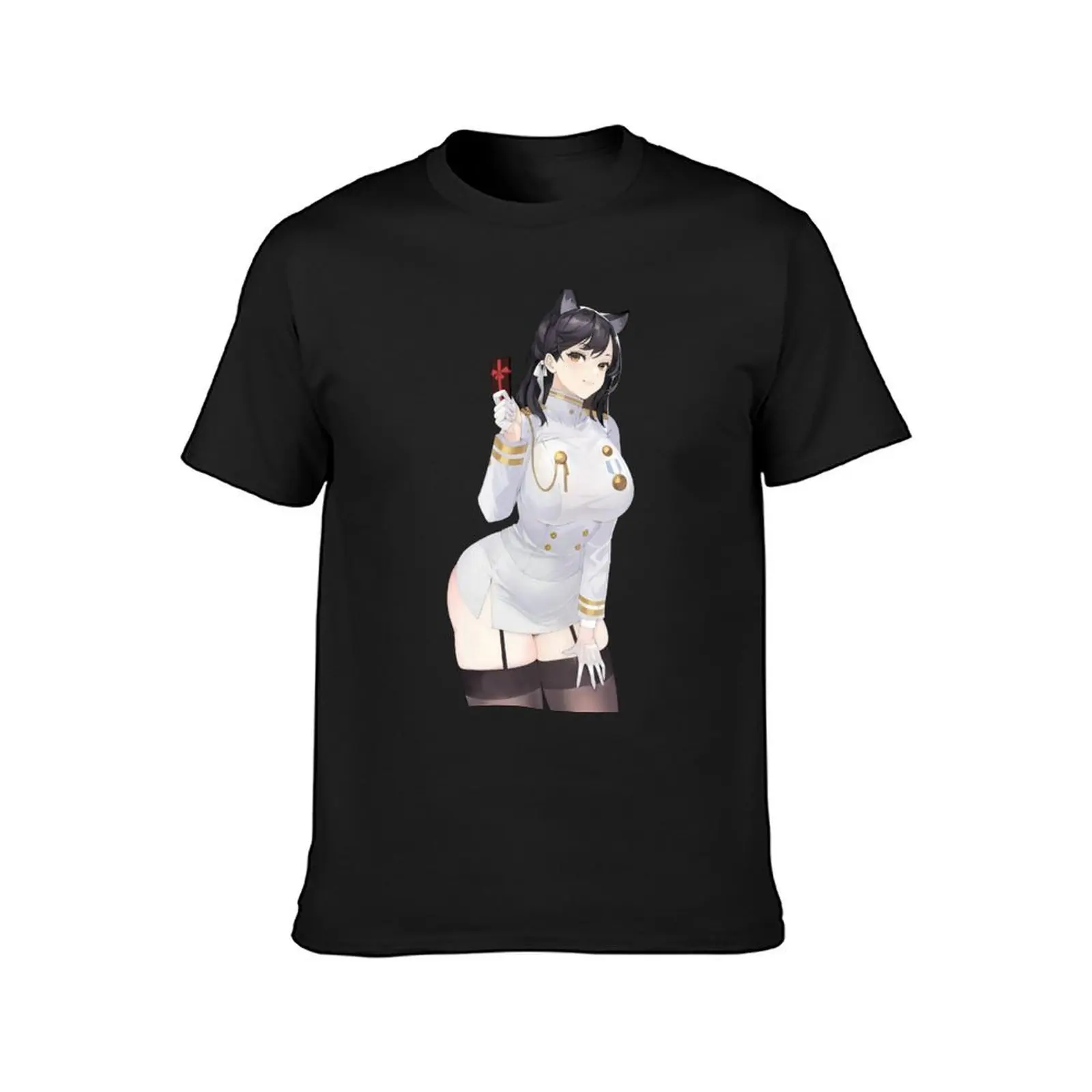 Azur Lane Atago T-Shirt plus sizes Short sleeve tee mens graphic t-shirts big and tall