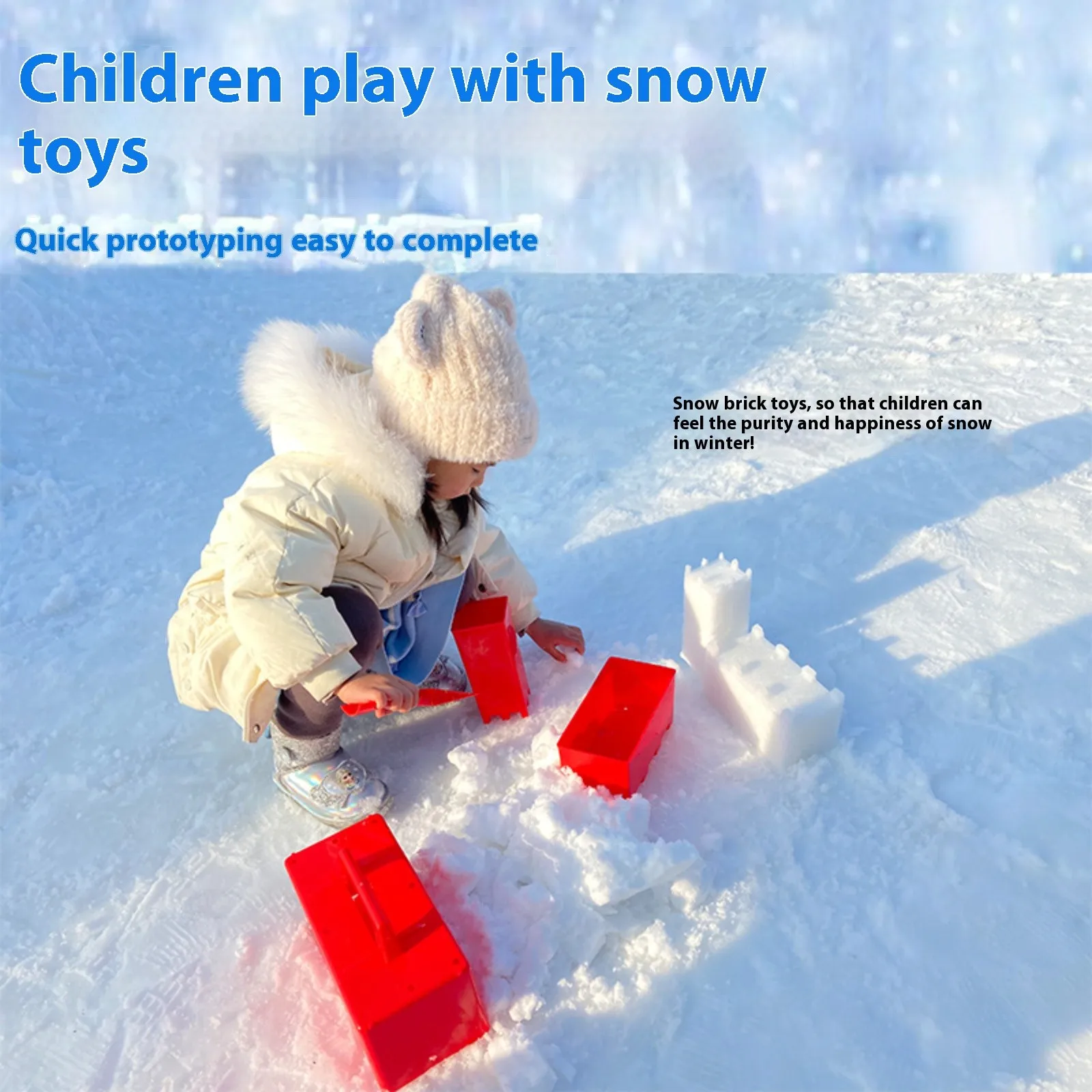 子供のための雪の城の建設,犬,ビーチのおもちゃ,砂のキット,冬,夏,屋外の楽しみ,幼児のためのシャベル