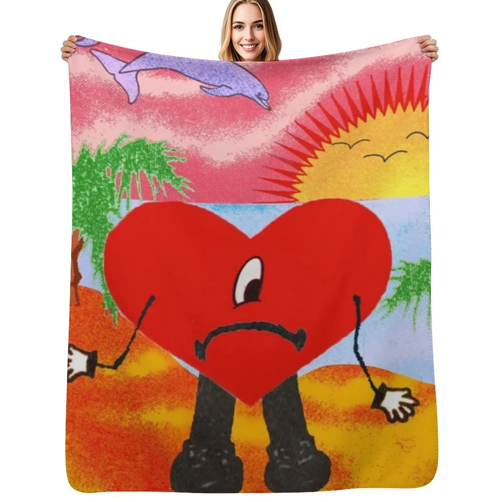 

Un Verano Sin Ti Album Throw Blanket Breathable Lightweight Blanket for Adults Kids