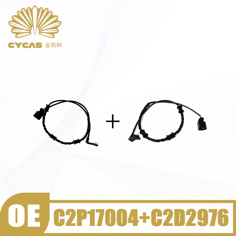 

CYCAS Front Rear Axle Brake Pad Wear Sensor C2P17004 C2D2976 For Jaguar XJ XF XK F-TYPE Brake Induction Line